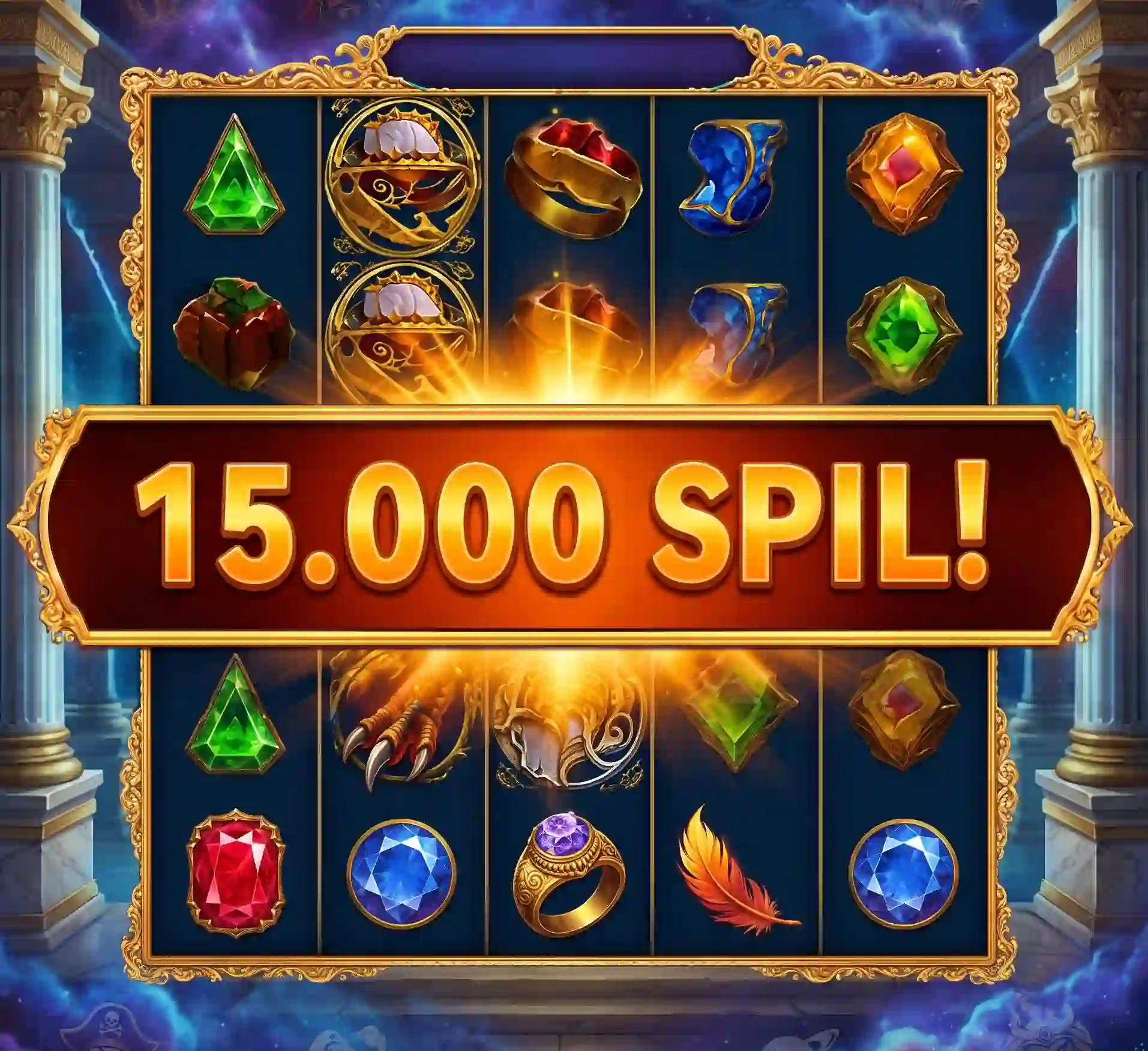 Over 15.000 spil i casino